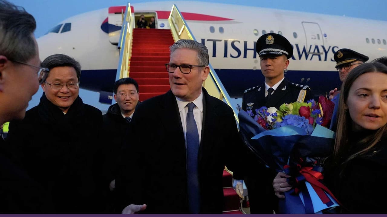 British leader arrives in Beijing amid renewed UK China diplomacy